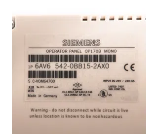 6AV6542-0BB15-2AX0 Panel Siemens SIMATIC OP170B_3